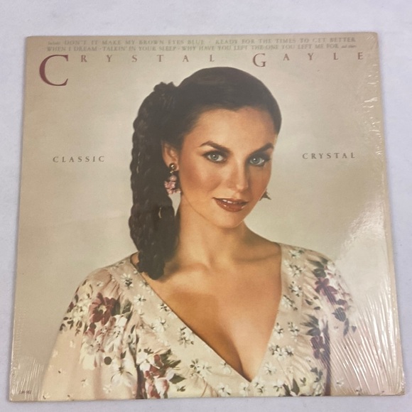 COPY - Crystal Gayle Classic Crystal 1979 Liberty Records LOO-982 Vinyl Record … - Picture 1 of 7